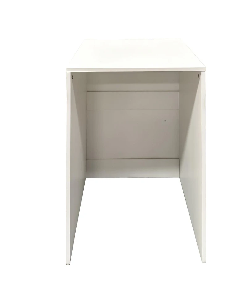 Streamdale Furniture 3 Tier Wooden Bookcase with Slide Out Drawer & Dustproof Cabinet