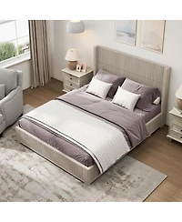 Streamdale Furniture Solid Wood Platform Bed Frame, No Box Spring Needed