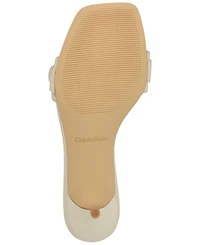 Calvin Klein Women's Neveena Kitten Heel Sandals