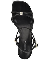 Calvin Klein Women's Rivine Kitten Heel Sandals
