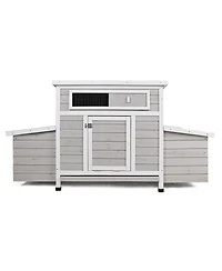 Mondawe 58" Fir Wood Outdoor Storage