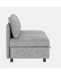 Streamdale Furniture Modular Sectional Sofa with Storage and Sleeper Function