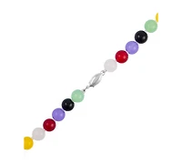 Macy's 2-Pc. Multi Color Quartz Necklace and Bracelet Set in Sterling Silver