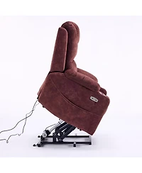 Streamdale Furniture Oversized Power Lift Recliner Massage Chair for Elderly