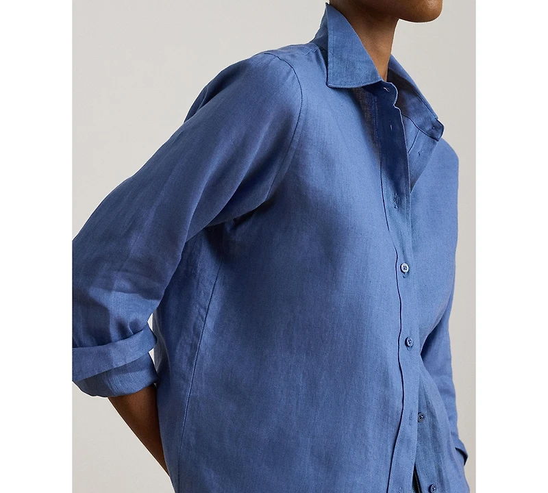 Lauren Ralph 100% Linen Shirt