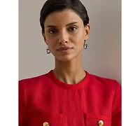 Lauren Ralph Women's Round Neck Short-Sleeve Shift Dress