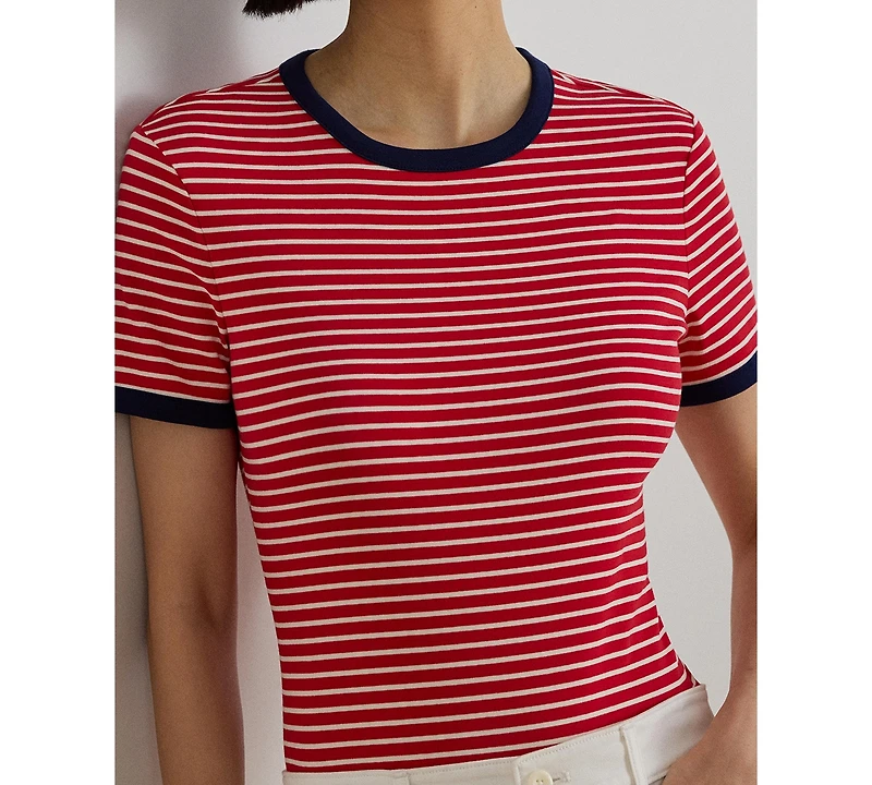 Lauren Ralph Women's Crewneck Short-Sleeve Top
