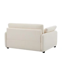 Streamdale Furniture Streamdale Oversized Chenille Sofa Chair, Wide Seat Accent Chair, Modern Comfy Armchair