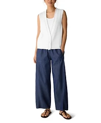 Eileen Fisher Women's V-Neck Sleeveless Vest, Regular & Plus