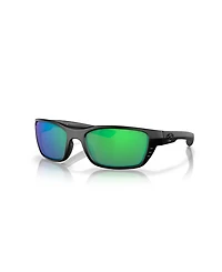 Costa Del Mar Unisex Rectangle Whitetip Polarized Sunglasses, 6S9056