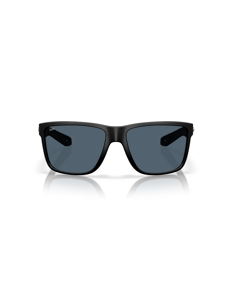 Costa Del Mar Men's Rectangle Broadbill Ii Polarized Sunglasses, 6S9120