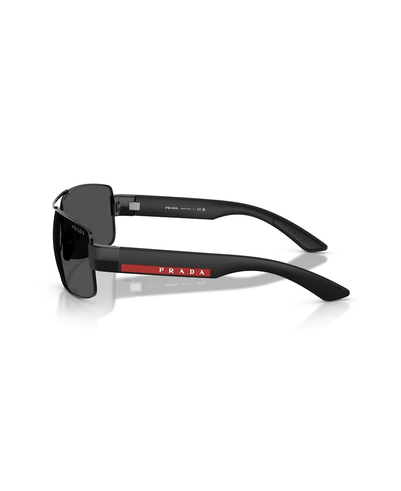 Prada Linea Rossa Men's Geometric Sunglasses, Ps B52S