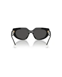 Prada Women's Oval Sunglasses, Pr D02S