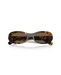 Miu Miu Women's Oval Sunglasses, Mu 06ZS