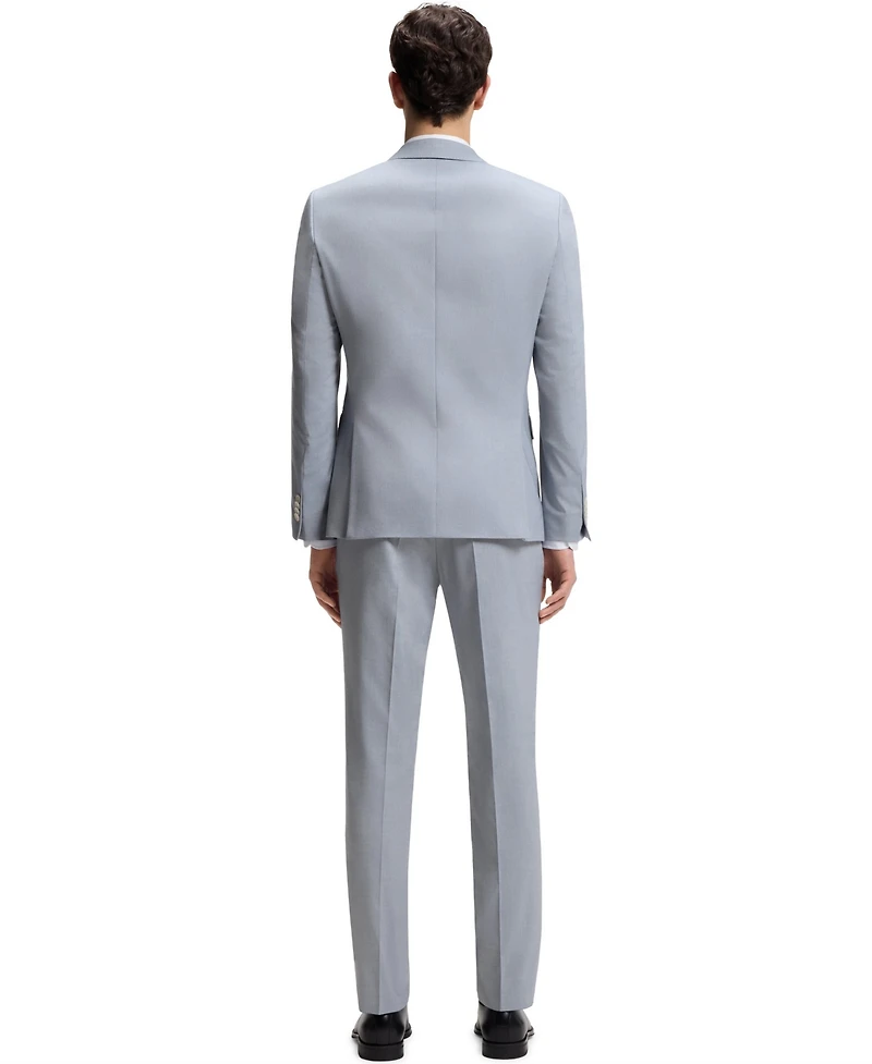 Boss by Hugo Men's Patterned Chiffon Slim-Fit Jacket