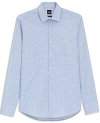 Boss by Hugo Men's Printed Stretch Cotton Regular-Fit Dress Shirt