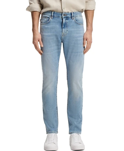 Boss by Hugo Men's Soft-Motion Denim Delaware Slim-Fit Jeans