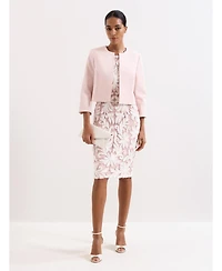 Phase Eight Women's Elizabeth Cropped Round Neck Jacket