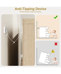 gaomon 5 Drawer Dresser for Bedroom, Modern 5 Chest of Drawers Tall with Large Drawers Storage, Wooden Dresser Organizer for Living Room