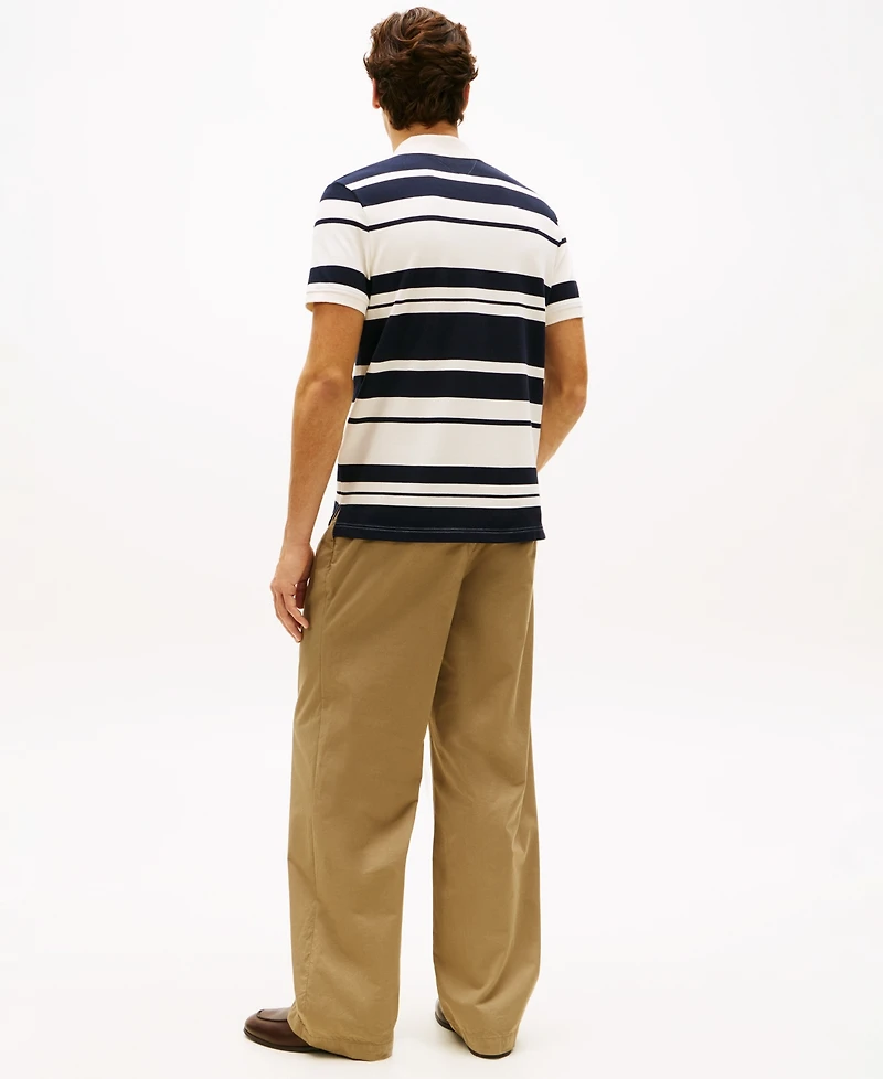 Tommy Hilfiger Men's Short-Sleeve Pique Badge Polo Shirt