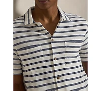 Polo Ralph Lauren Men's Striped Camp Collar Shirt
