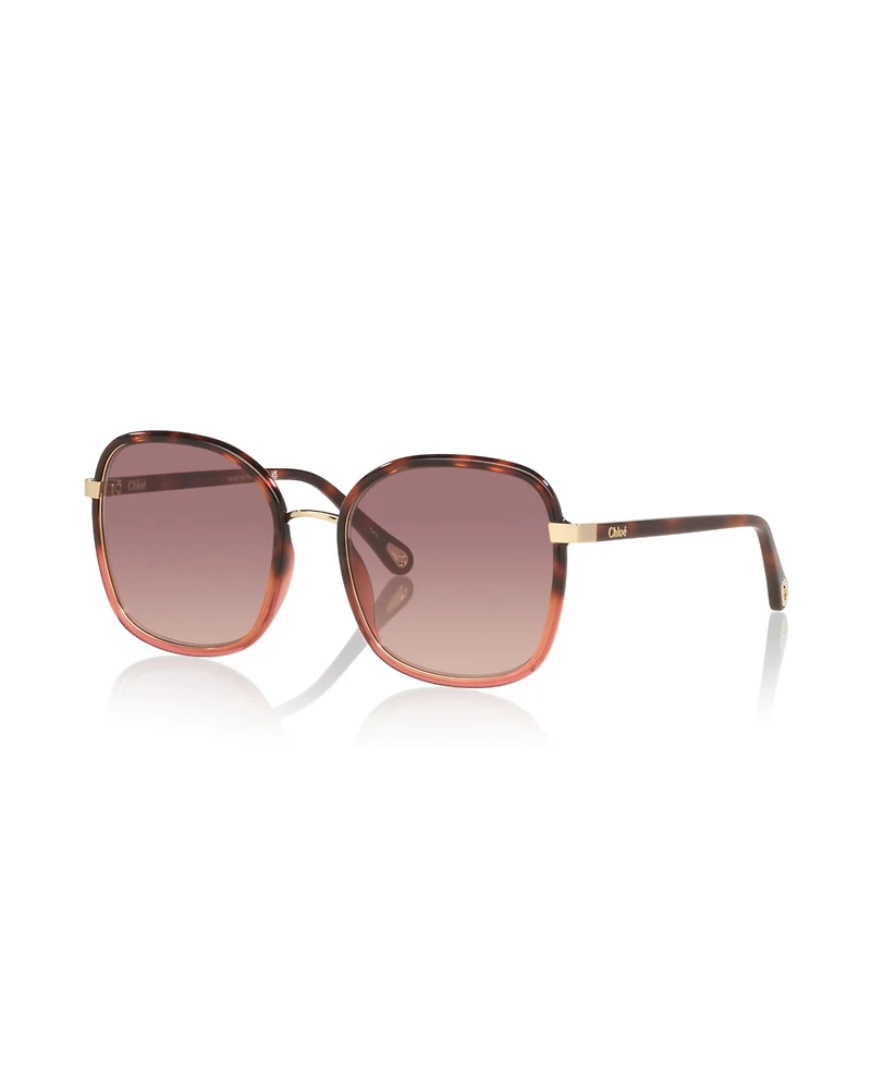 Chloe Women's Square Sunglasses, CH0031S 6N000407