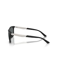 Emporio Armani Men's Rectangle Polarized Sunglasses, EA4272U