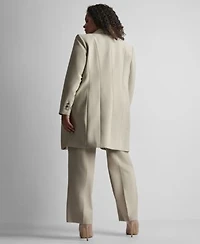 Dkny One Button Topper Pull On Elastic Back Pant