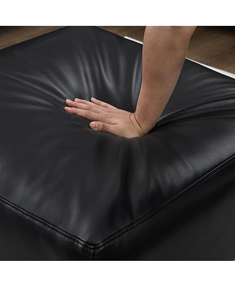 Streamdale Furniture 78.5" Loveseat for Living Room, Apartment, Faux Leather Couch