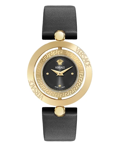 Versace Women's Eon Ip Yellow Gold Statinless Steel Strap Watch, 33.6mm
