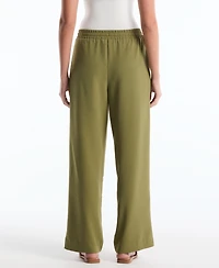 Rafaella Petite Drawstring Wide-Leg Pants