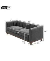 Streamdale Furniture Modern Sofa Couch 78.7" Loveseat for Living Room, Apartment, Small Space