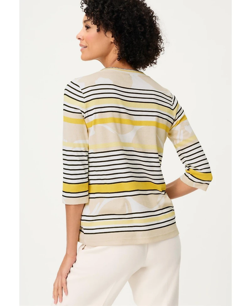 Olsen Women's Panneaux Print T-Shirt