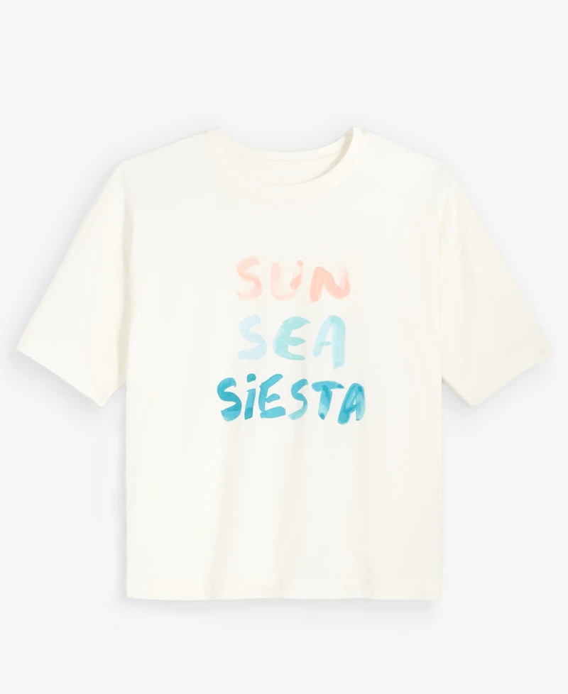 State of Day Women's Graphic Print T-Shirt, Macy's Exclusive