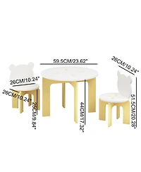 Streamdale Furniture Kids Table and Chairs Set