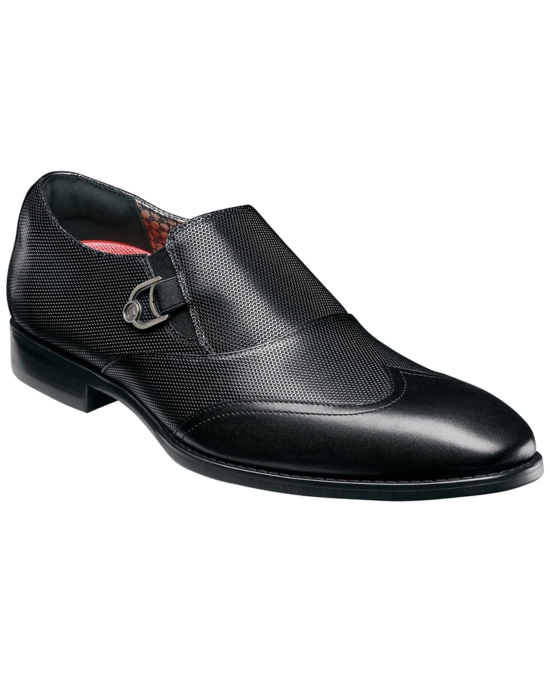 Stacy Adams Men's Lockwood Wingtip Slip-On Dress Shoes