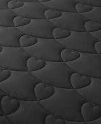 Juicy Couture Cheetah Doodle Hearts Reversible 3-Pc. Quilt Set, Full/Queen