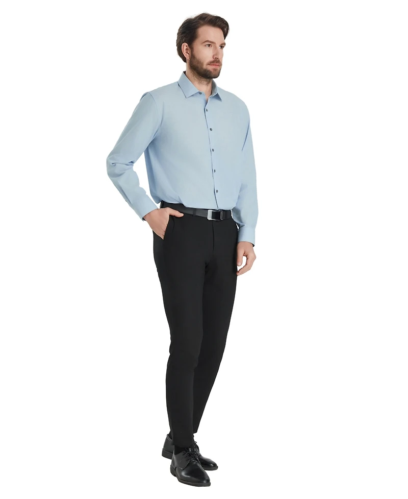 Alfani Men's Regular-Fit Solid Dress Shirt, Macy's Exclusive