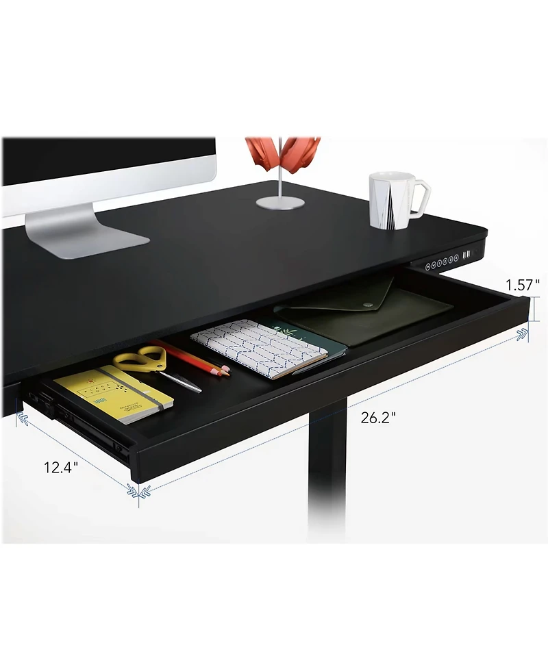 FlexiSpot EW8W Height Adjustable Standing Desk, White