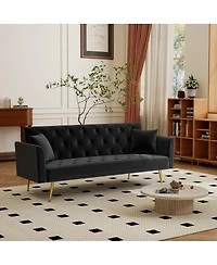 Streamdale Furniture Modern 72" Foldable Sleeper Sofa