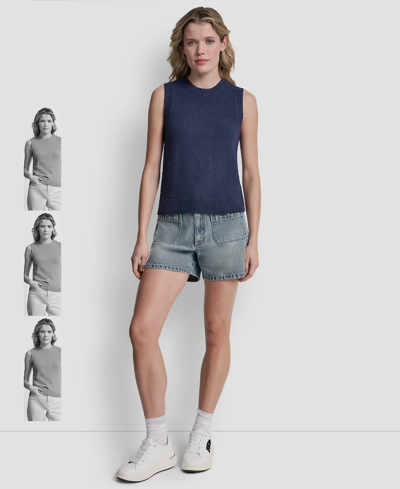 Dkny Jeans Women's Crewneck Pull-On Sweater