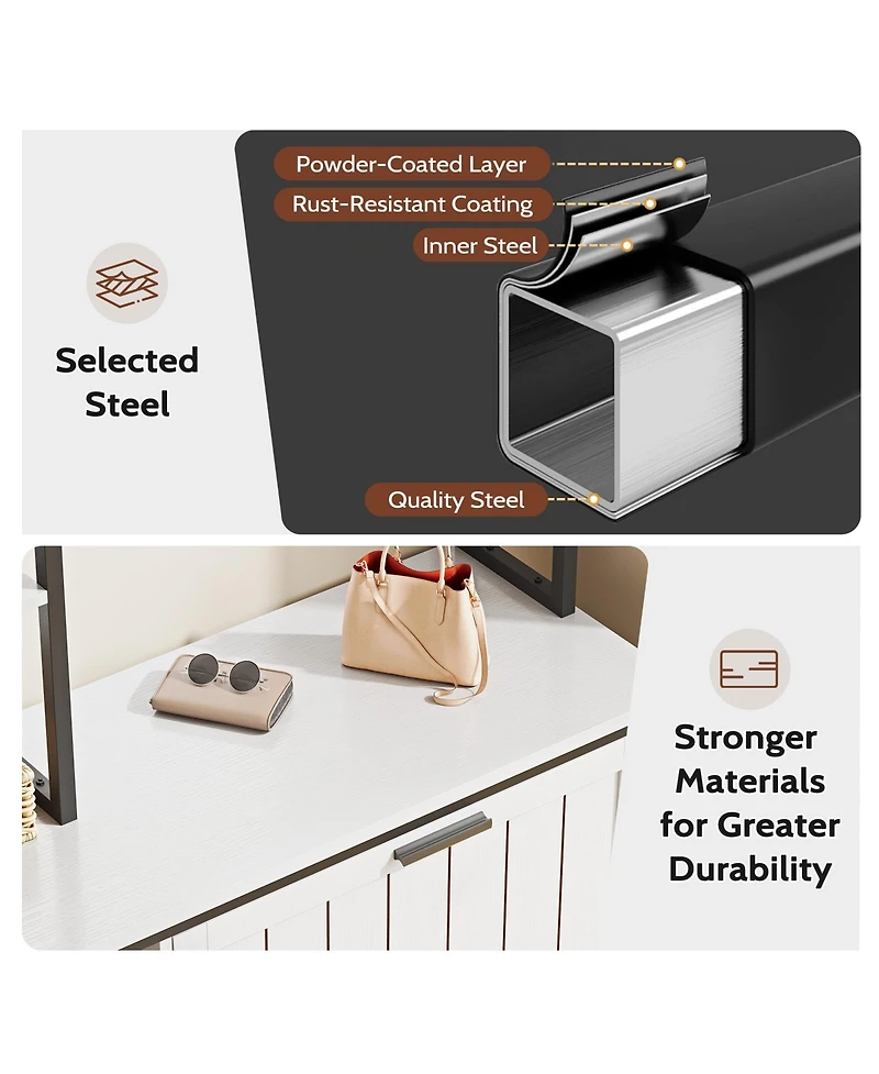 Rainsken Hall Tree Coat Rack