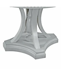 Streamdale Furniture Retro Extendable Round Dining Set with 4 Chairs