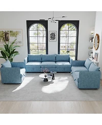 Streamdale Furniture Modular Sectional Sofa with Storage, Convertible Living Room Set