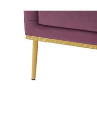 Streamdale Furniture Velvet Accent Armchair