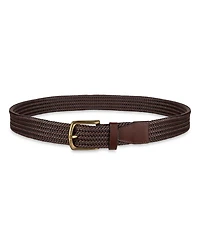Cole Haan Men's Fully Adjustable Leather Braided Belt