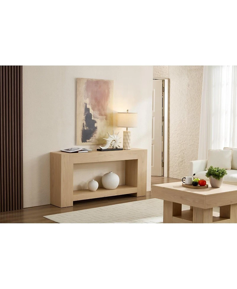 Streamdale Furniture Rustic Rectangular Wooden Coffee/Entryway Table