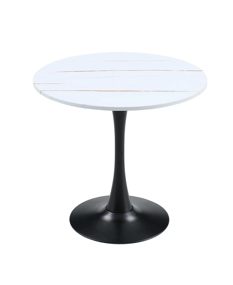 Streamdale Furniture Streamdale Round Dining Table, 31.5" Tulip Bistro Table for Kitchen, Living Room