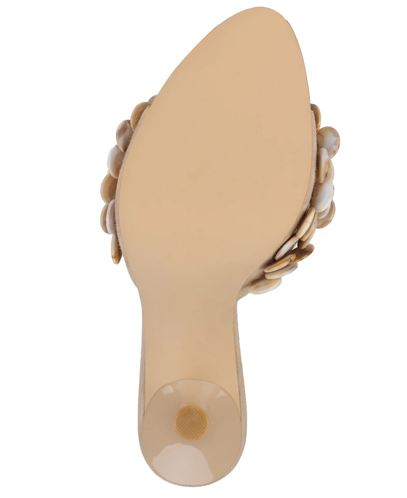Jeffery Campbell Women's Agent Shell Slip-On Dress Sandals