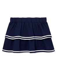 Sperry Baby Girl's Long-Sleeve Top & Skort with Hairclip, 2-Piece Set